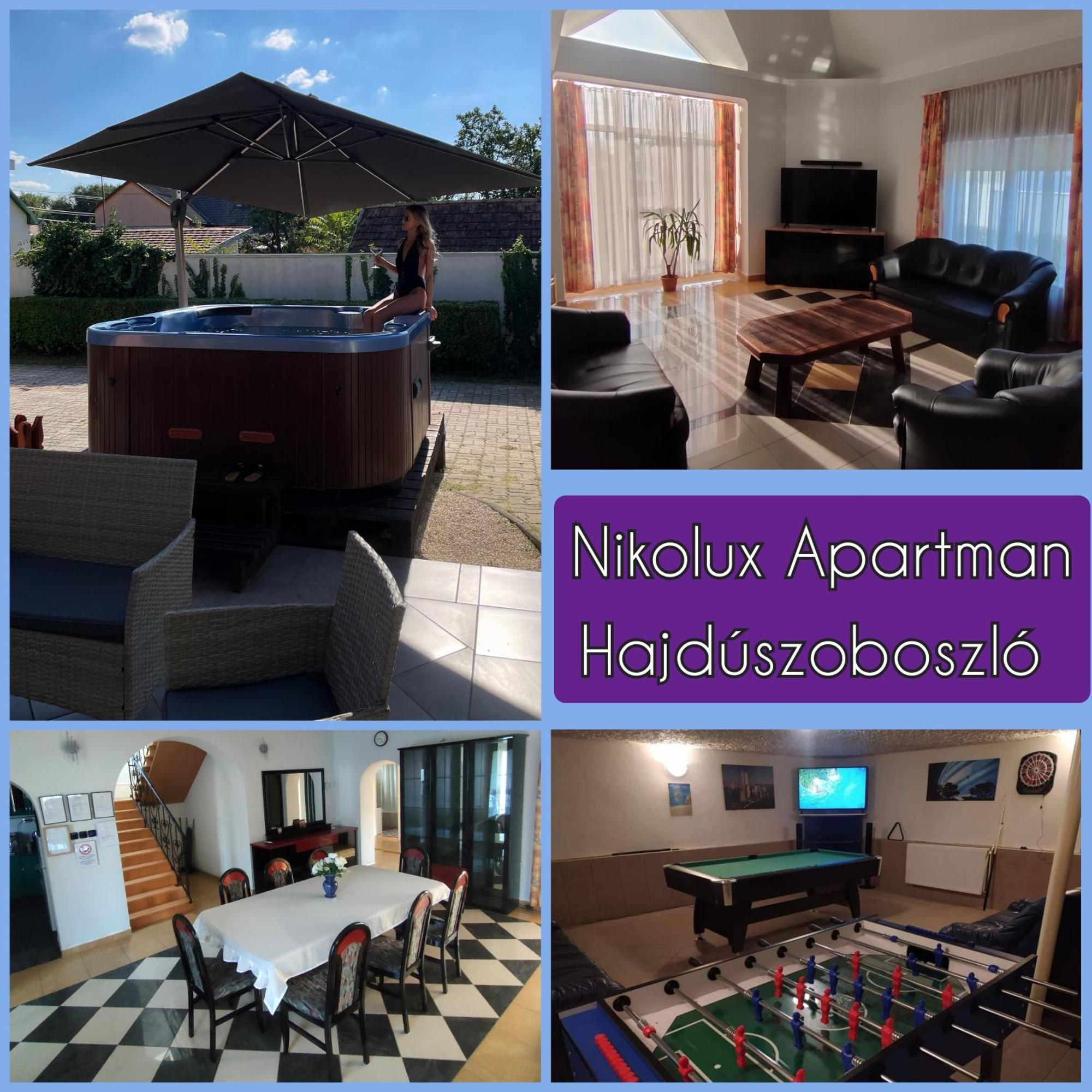 Nikolux Apartman Hajduszoboszlo Exterior photo